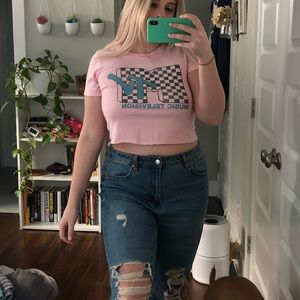 Cropped Vintage MTV T-shirt
